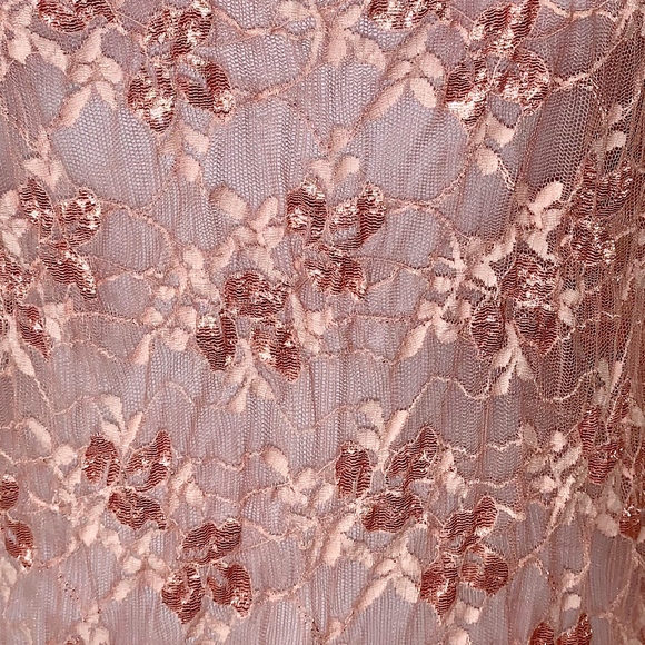 EUC- daytrip Sheer Lace Cap Sleeve Top! - Picture 4 of 4